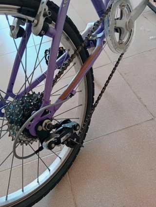 Bicicleta Morada Infantil niña 20 pulgadas