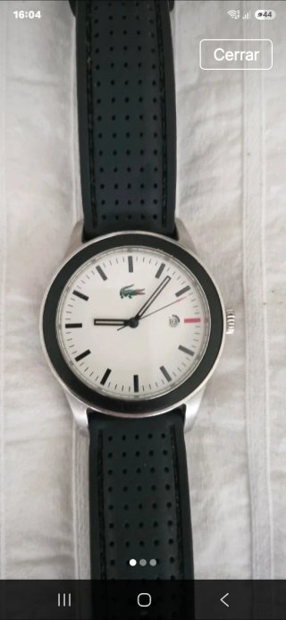 Reloj Lacoste Unisex Negro y Blanco.