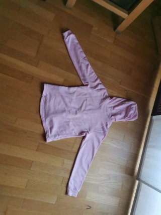 Chaqueta Adidas Rosa con Rayas Blancas