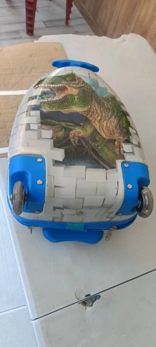 Maleta infantil dinosaurio huevo