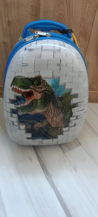 Maleta infantil dinosaurio huevo
