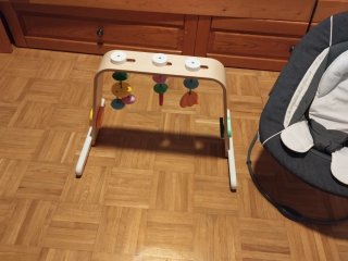 Hamaca y gimnasio para bebé