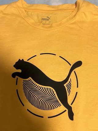 Camiseta Puma amarilla sin usar