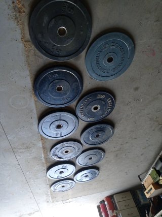 Discos Bumper  de 5 k. 10k.