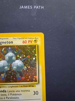 Magneton Holo Set Base Pokemon Carta