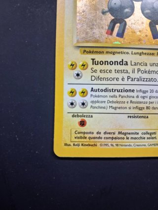 Magneton Holo Set Base Pokemon Carta