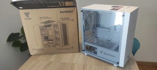Torre PC Gaming Tempest Rampart Blanca