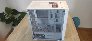 Torre PC Gaming Tempest Rampart Blanca