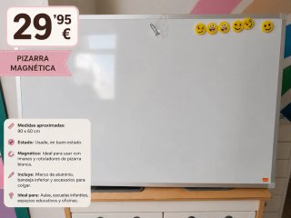 Pizarra Magnética Nobo 90x60cm