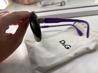 Gafas de sol Dolce & Gabbana plateadas y moradas
