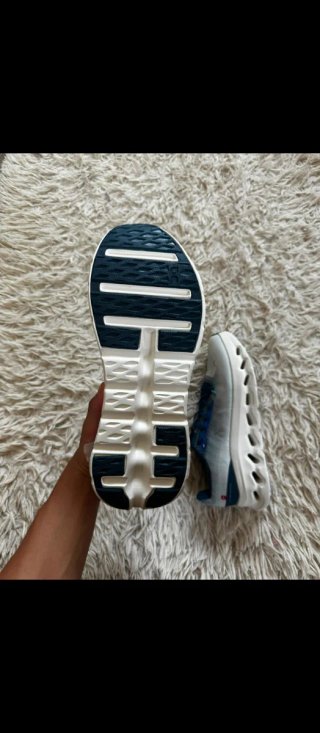 Zapatillas deportivas hombre azul y blanco