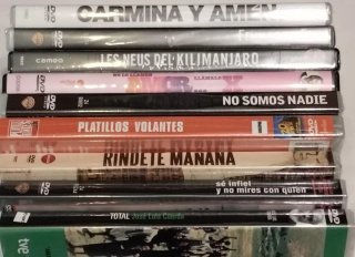 9 Películas DVD (8 Precintadas) por 18€