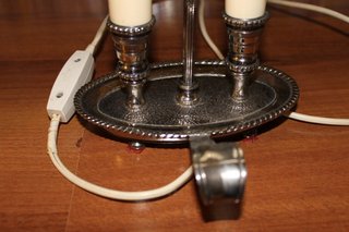 Conjunto 2 Lámparas Mesa Tela y Metal