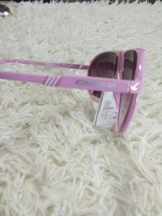 Occhiali da sole Cradnra UV400 da donna rosa marrone