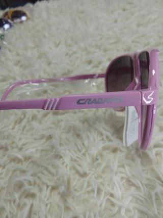 Occhiali da sole Cradnra UV400 da donna rosa marrone