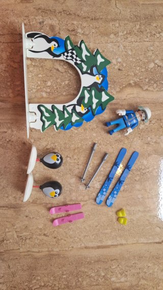 Playmobil Nieve Muñeco y Accesorios