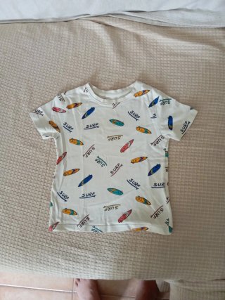 Camiseta niño surf talla 3-4 años