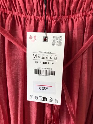 Falda larga Zara boho M/38/10