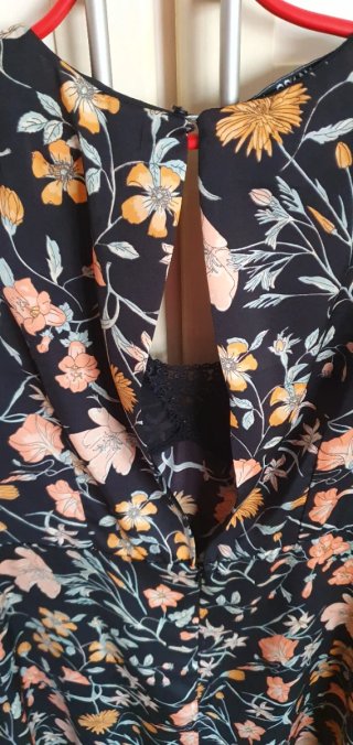 Vestido Mango Talla L Estampado Floral