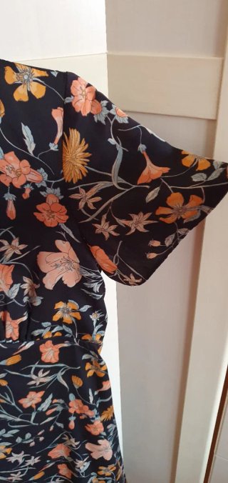 Vestido Mango Talla L Estampado Floral