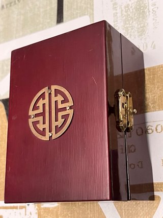 Portagioie vintage in legno