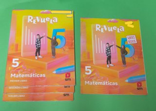 Libros de Matemáticas 5º Primaria Revuela