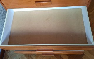 CAJONERA ALTA VINTAGE COMODA MID-CENTURY