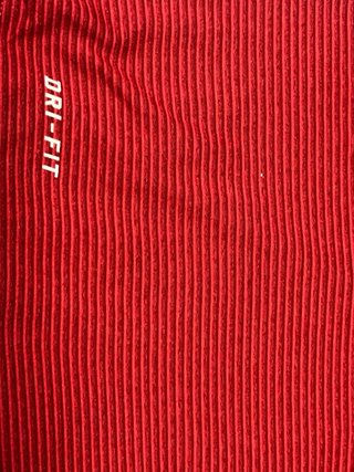 Camiseta Nike Dri-Fit Talla L Rayas Rojas