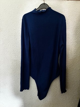 Body azul de manga larga, sin estrenar de Shein