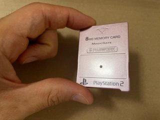 Ps2 Memory Card 8MB Fujiwork Pink Rosa Magic Gate