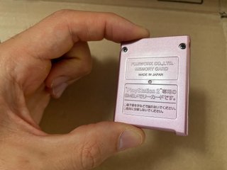 Ps2 Memory Card 8MB Fujiwork Pink Rosa Magic Gate