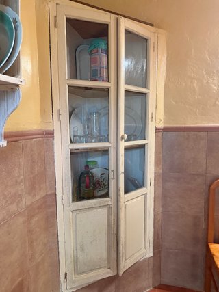 Puertas antiguas de alacena madera maciza
