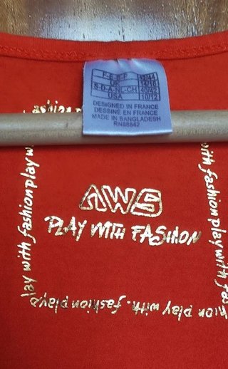 Camiseta Tirantes Coral L/XL Play with Fashion