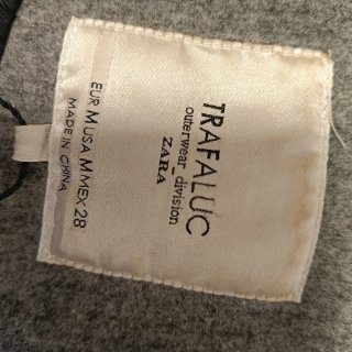 Lote 2 Abrigos Zara/Pull Gris/negro tallas M/L