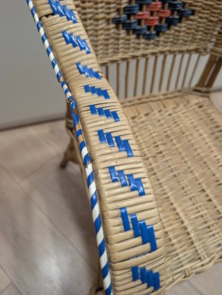 Silla de mimbre