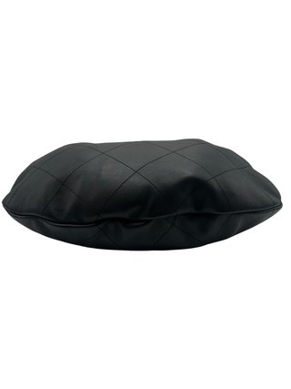 Bolso Chanel Hobo Negro Piel Dorada