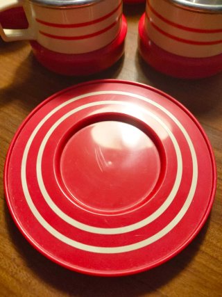 Set 6 Tazzine Caffè Vintage Rosse