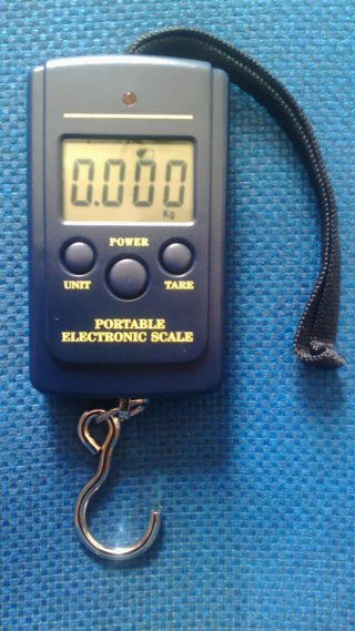BALANZA BASCULA DIGITAL PORTÁTIL CON GANCHO NUEVA