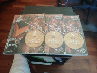 Libros 2°ESO Xeografía e Historia. Buén estado