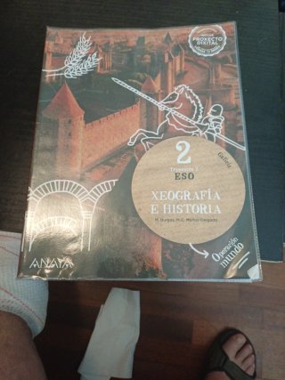 Libros 2°ESO Xeografía e Historia. Buén estado