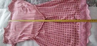 Vestido tipo batita estampado