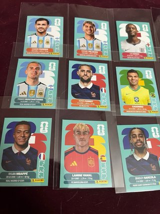13 cromos Mundial 2026 estrellas