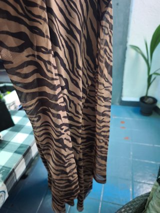 Vestido ZARA Talla XS Verde Oliva
