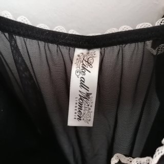 Picardías sexy encaje negro