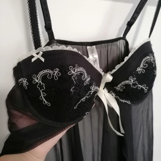 Picardías sexy encaje negro