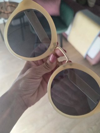 Occhiali da sole donna dorati e rosa