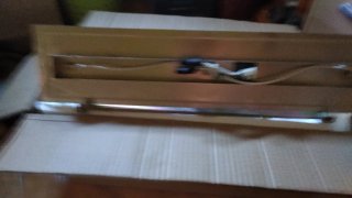 Lámpara 3 focos Ojos de Buey Plata