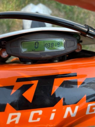 KTM Enduro Moto Naranja/Blanca
