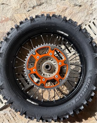 KTM Enduro Moto Naranja/Blanca