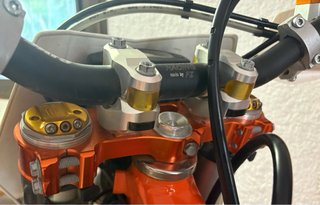 KTM Enduro Moto Naranja/Blanca